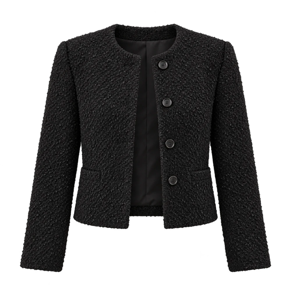 A black jacket by itself