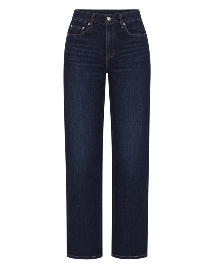 Dark straight jeans